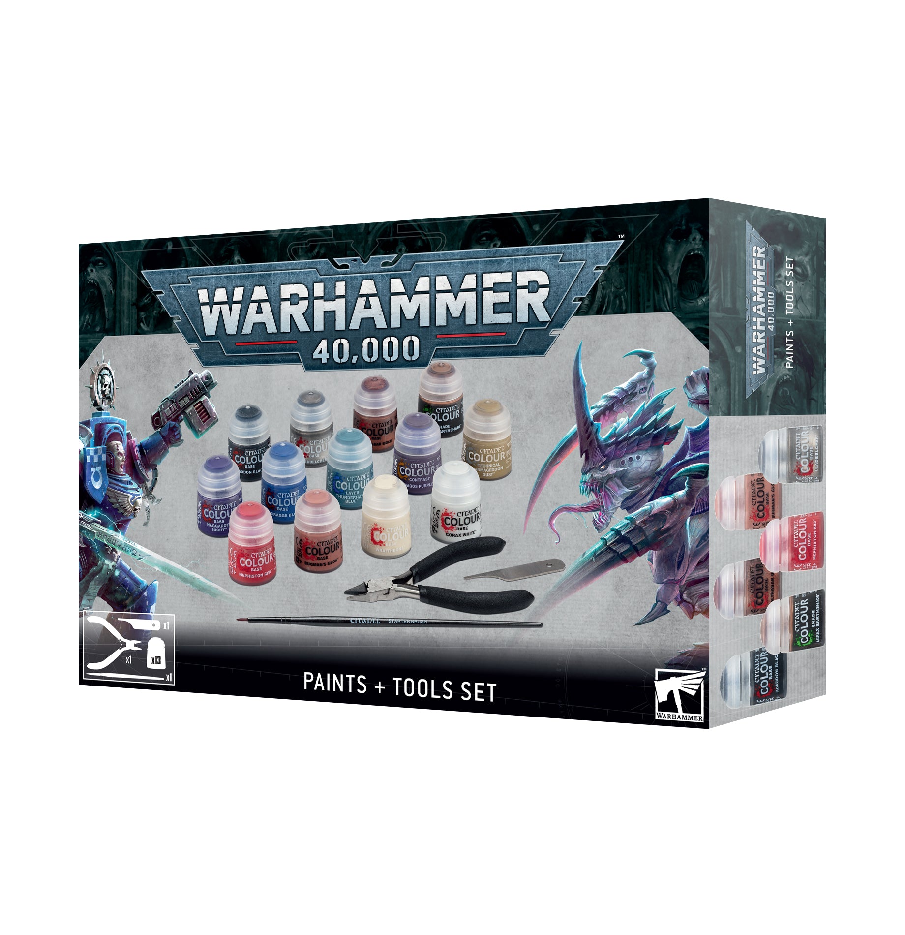 40K PAINTS+TOOLS GER/FRE/ITA/DUT/CZ/SLV