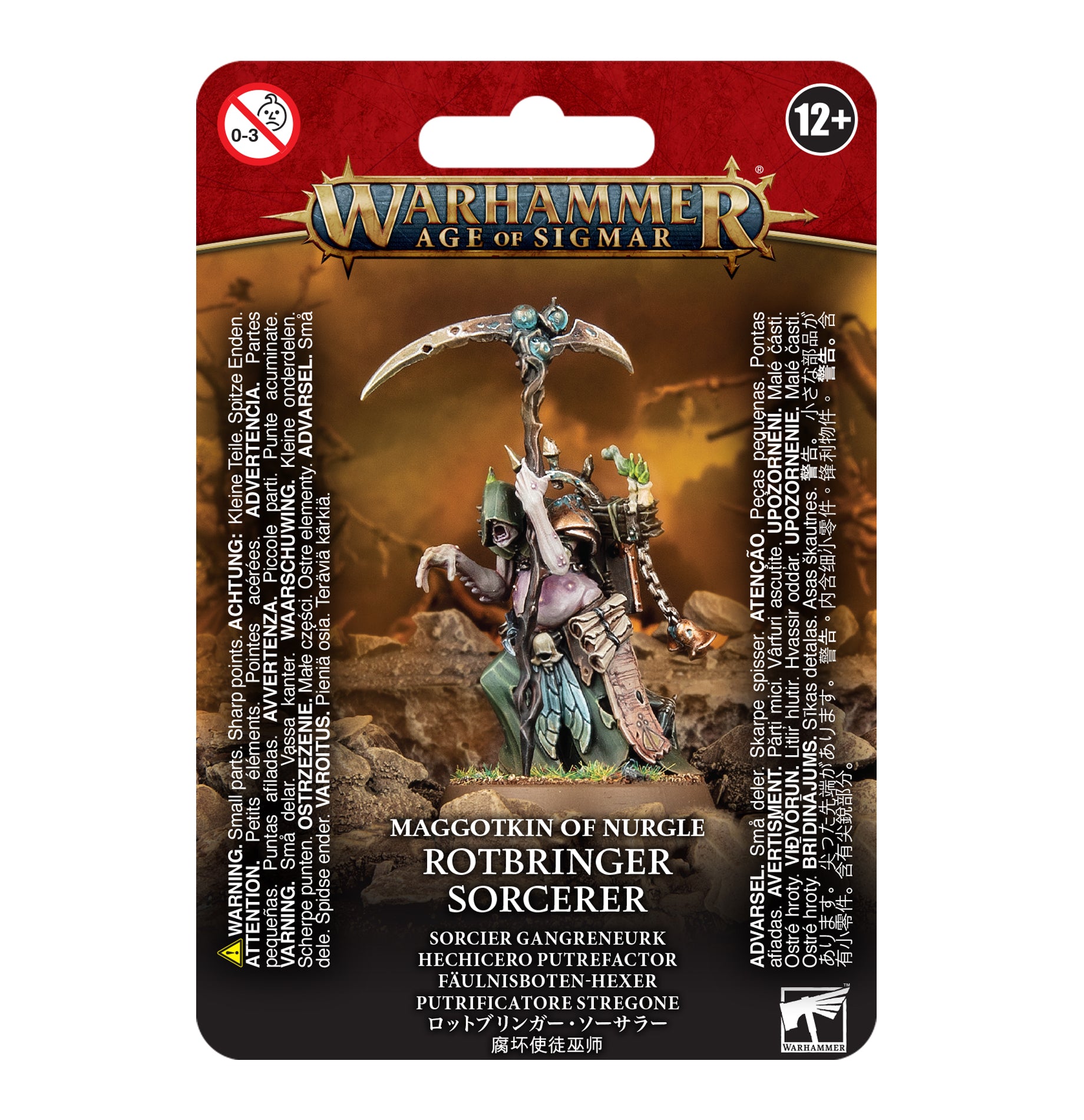 MAGGOTKIN OF NURGLE: SORCIER GANGRENEURK