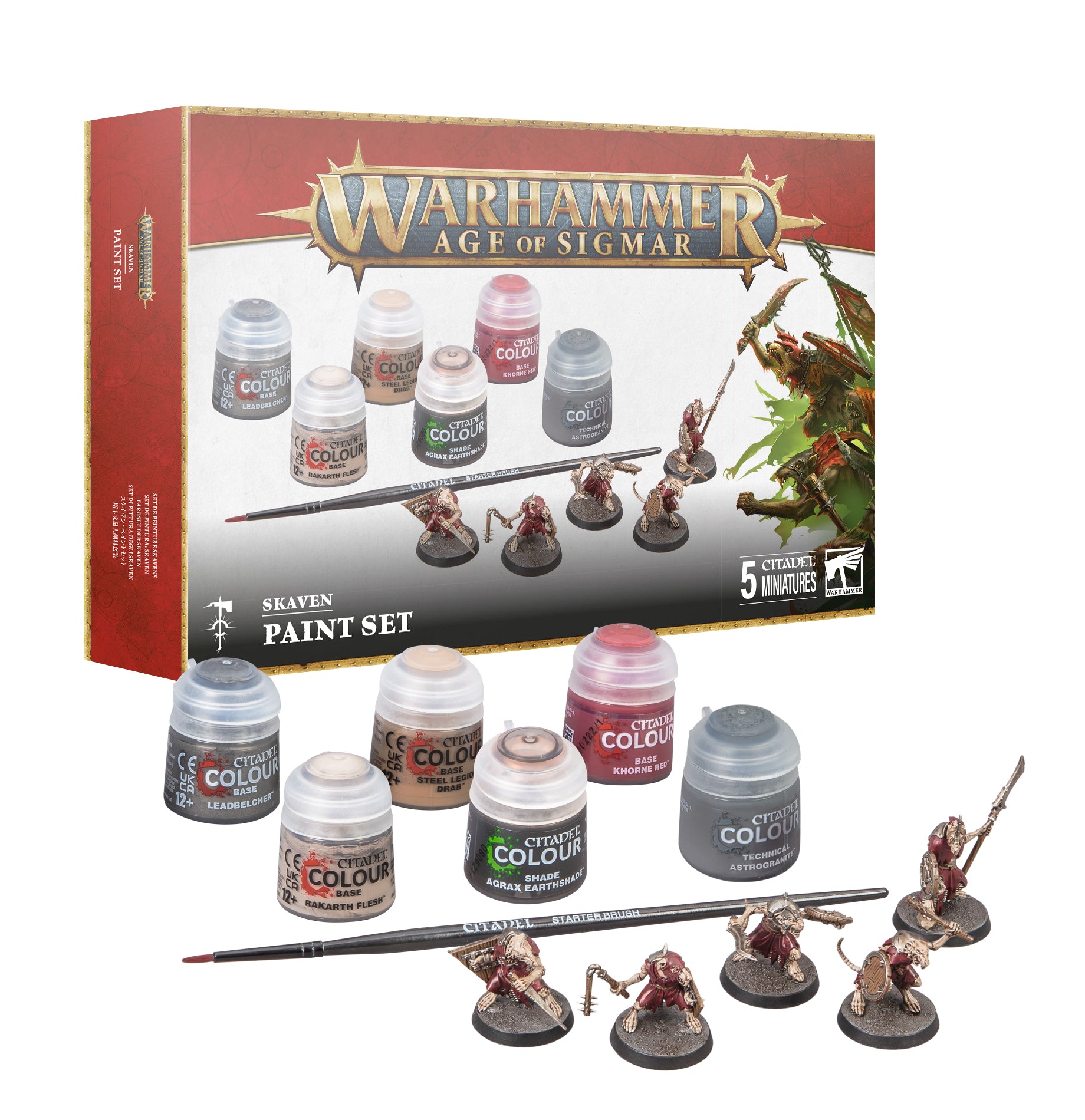 AOS SKAVEN + PAINT SET GER/FRE/ITA/DUT