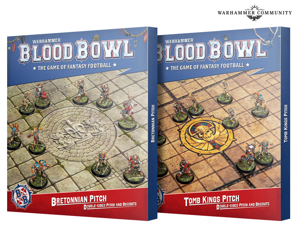 B/BOWL: TOMB KINGS TEAM PITCH & DUGOUTS