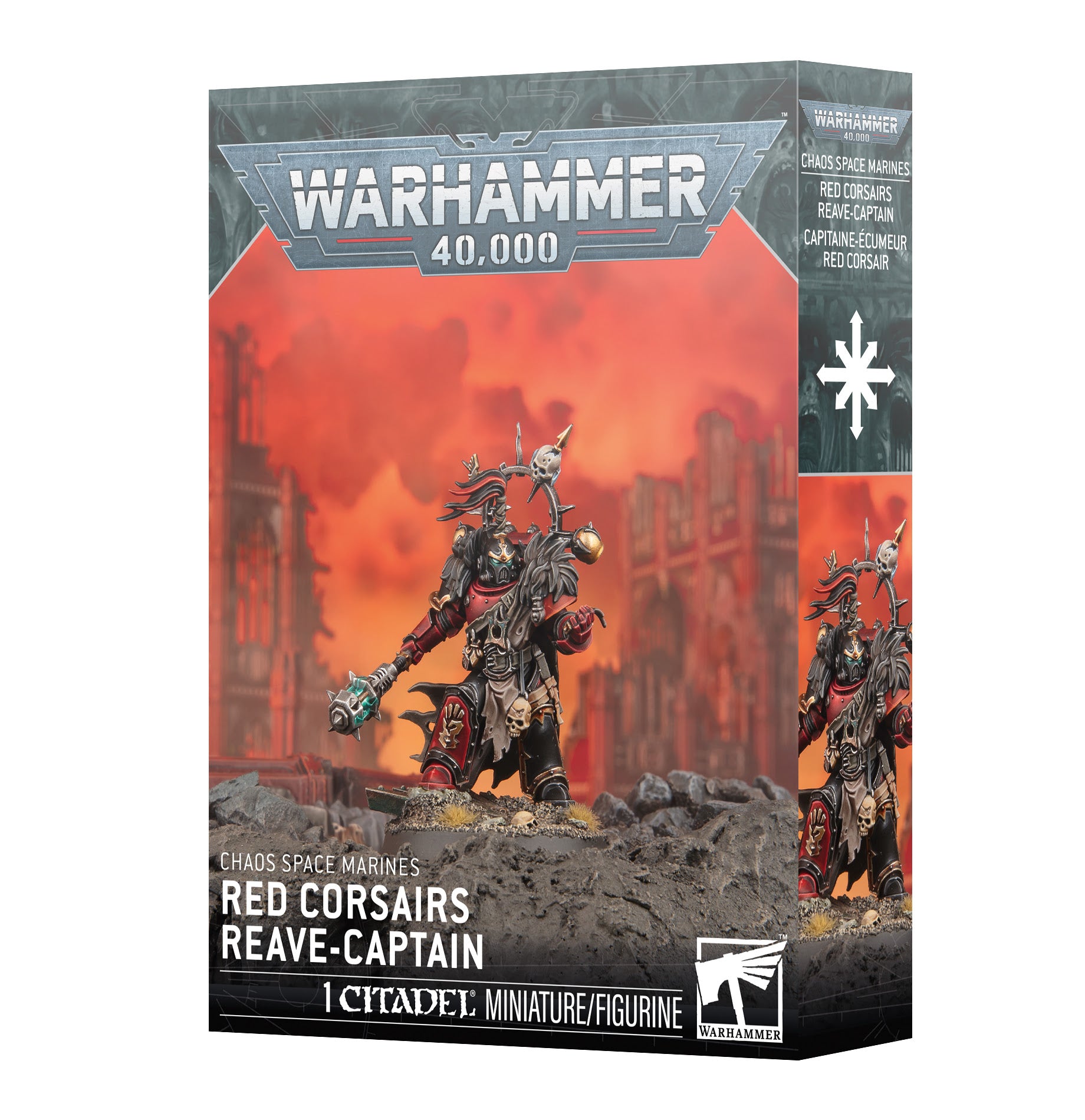 CHAOS SPACE MARINES: CAPITAINE-ÉCUMEUR RED CORSAIR