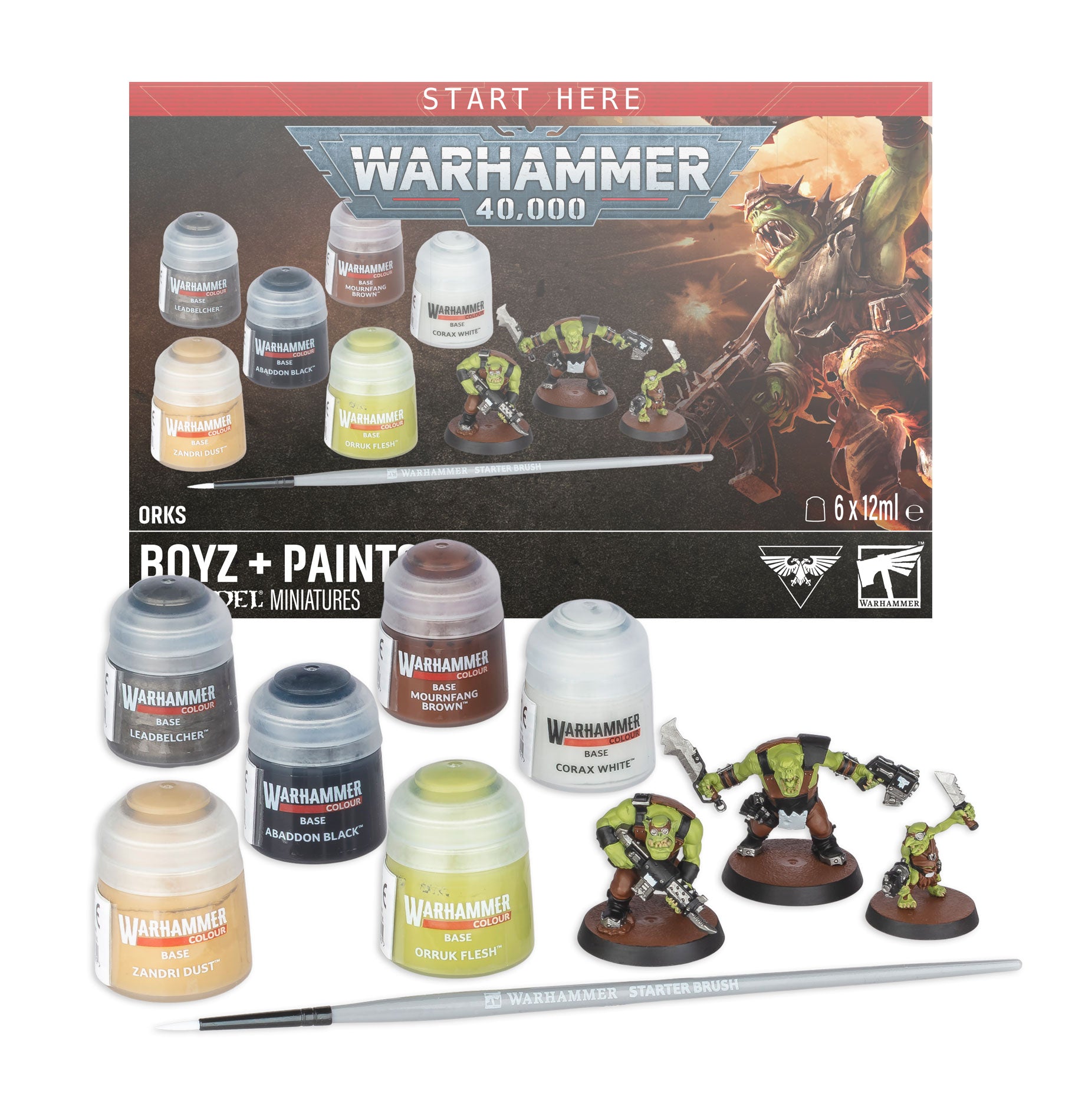 ORKS BOYZ + PAINTS