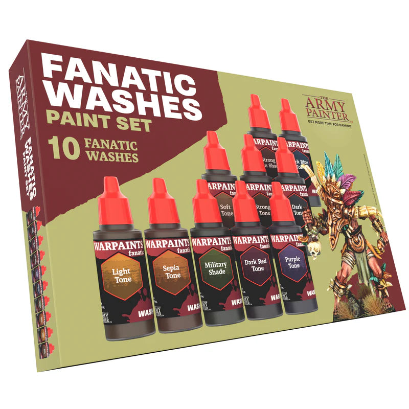 Army Painter - Starter Peinture - Warpaints Fanatic Washes Paint Set