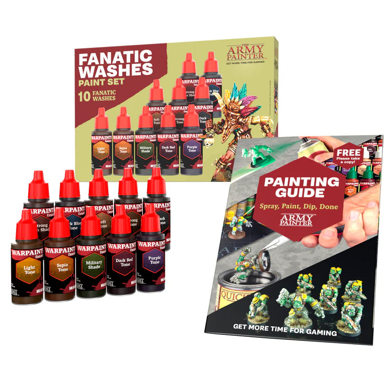 Army Painter - Starter Peinture - Warpaints Fanatic Washes Paint Set