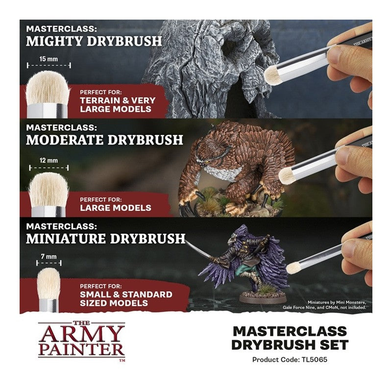 Army Painter - Pinceaux - Masterclass Drybrush Set