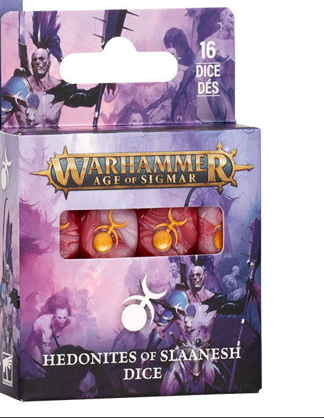 AGE OF SIGMAR:HEDONITES OF SLAANESH DICE