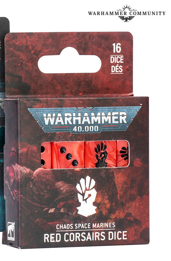 CHAOS SPACE MARINES: RED CORSAIRS DICE